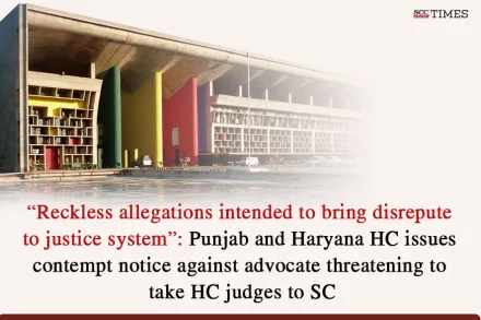 advocate threatening to take HC judges to SC