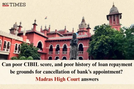 poor CIBIL score bank appointment