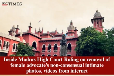 removal of female advocate’s intimate videos