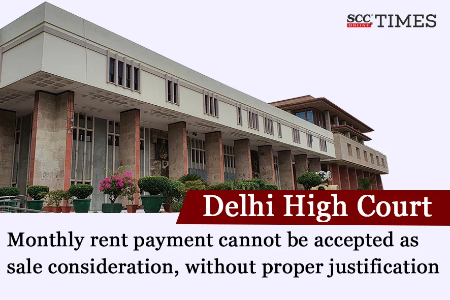 rent payment not sale consideration