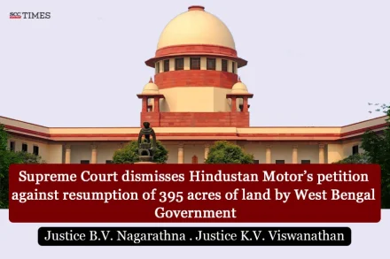 resumption of 395-acre land