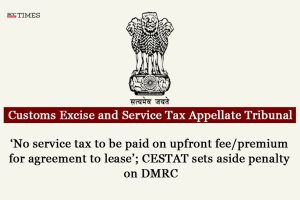 service tax on upfront fee