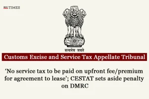 service tax on upfront fee