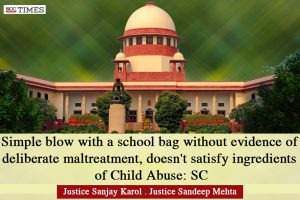 blow with school bag not Child Abuse