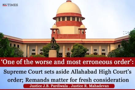 Allahabad HC's most erroneous order