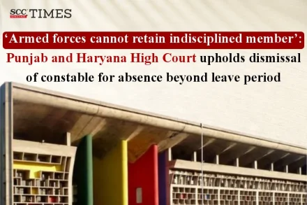 Armed forces cannot retain indisciplined member