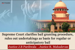 Bail Based on Undertakings