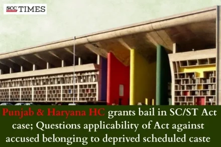 Bail to accused of deprived scheduled caste in SCST Act case