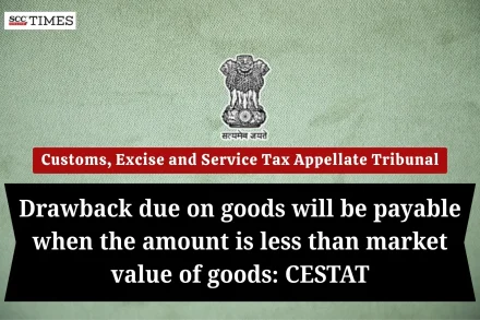 Drawback payable on market value of goods