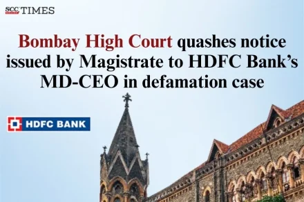 HDFC CEO defamation case