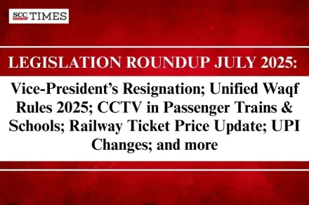 Legislation July 2025