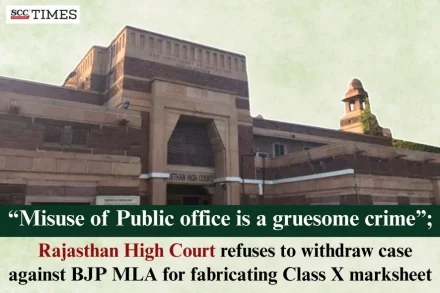 Misuse of Public office a gruesome crime