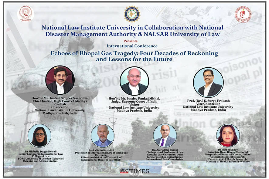NLIU NDMA International Conference on Bhopal Gas Tragedy