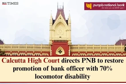 PNB Officer with 70% disability