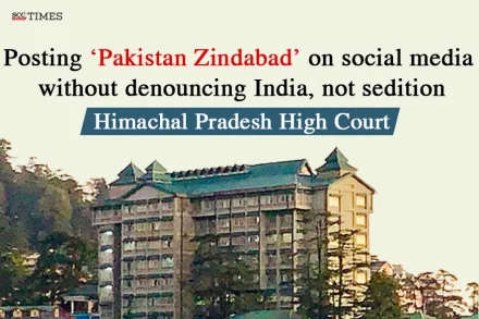 Posting Pakistan Zindabad not sedition