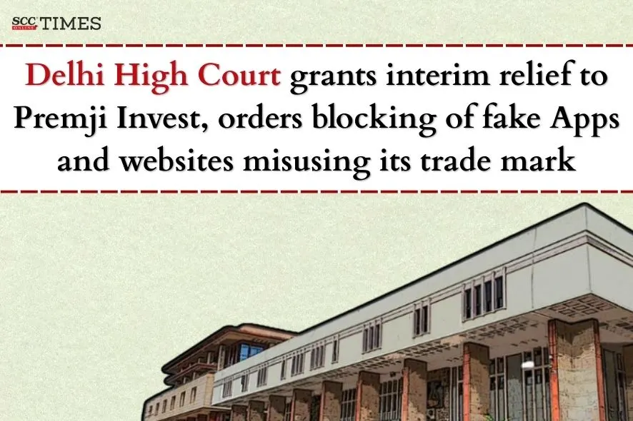 Premji Invest trade mark infringement