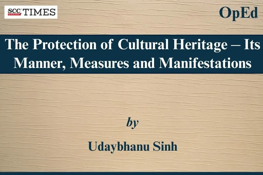 Protection of Cultural Heritage