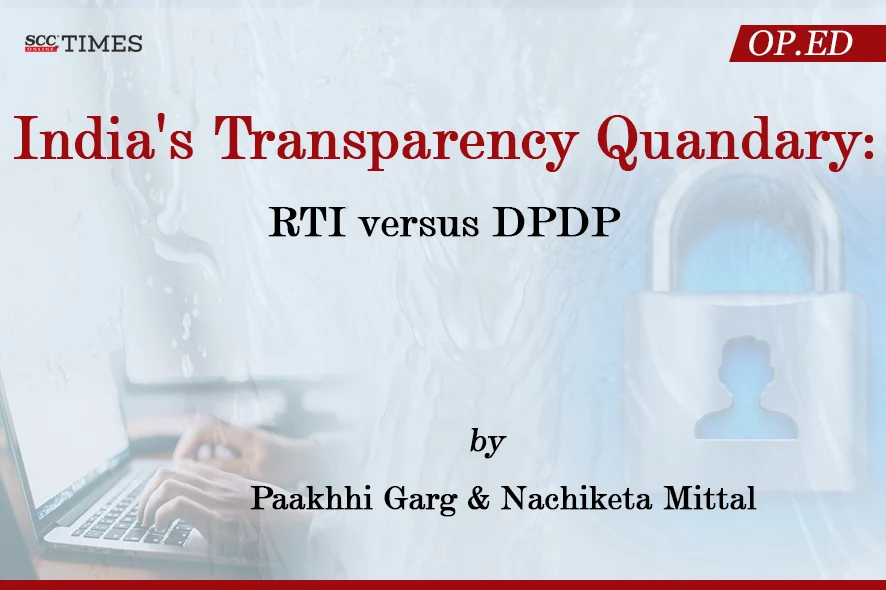 RTI versus DPDP