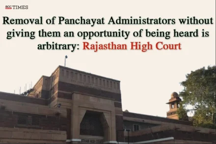 Removal of Panchayat Administrators