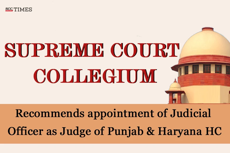SC Collegium recommends appointment