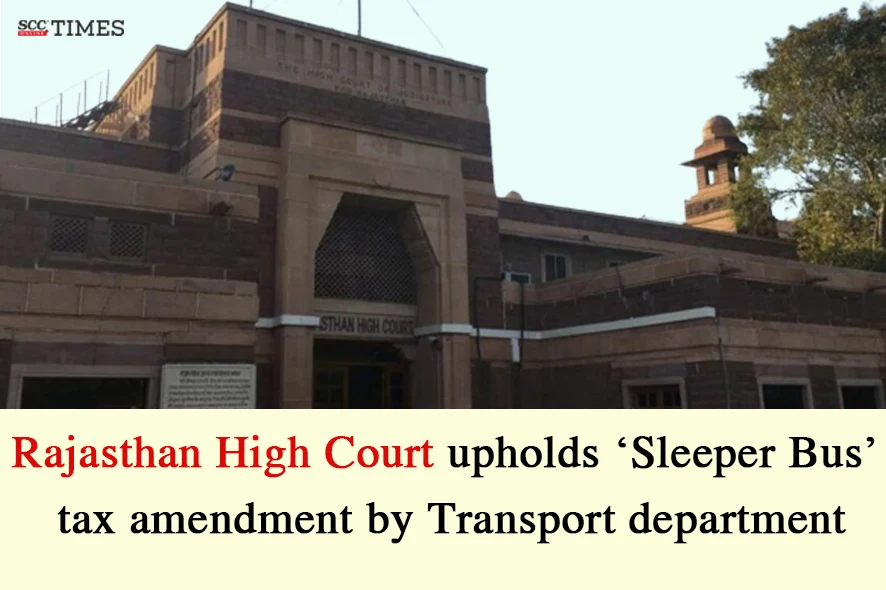 Sleeper Bus Tax