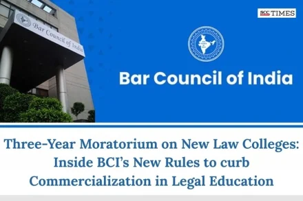 Three-Year Moratorium on New Law Colleges