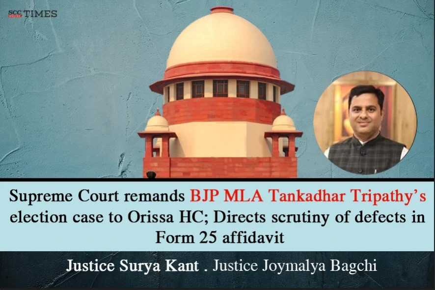 Tripathy Election Case