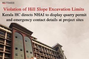 Violation of Hill Slope Excavation Limits