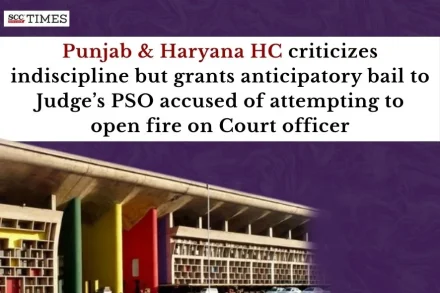 anticipatory bail to Judge's PSO