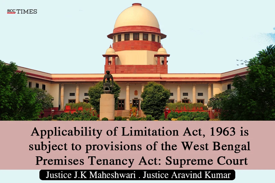 applicability of Limitation Act