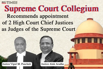 appointment of 2 new SC Judges