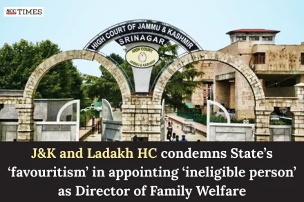 ineligible person appointed as Director of Family Welfare