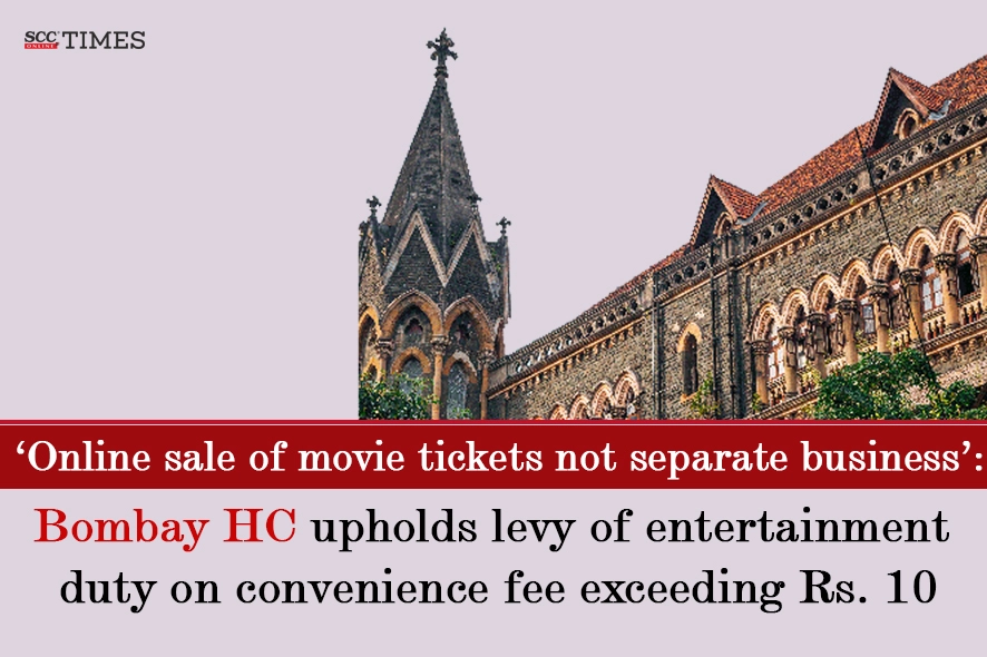 entertainment duty on online movie tickets