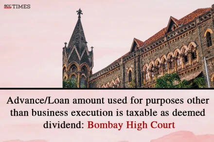 loan for non-business purpose deemed dividend