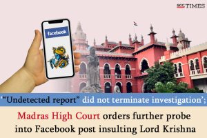 Lord Krishna insulting Facebook post