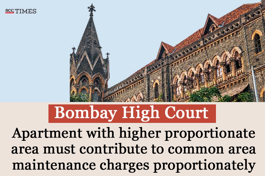 maintenance charges proportional to flat size