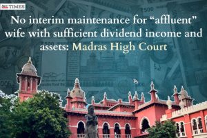maintenance for wife with sufficient dividend income and assets