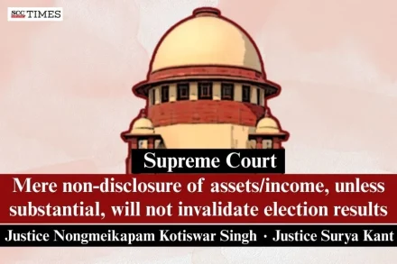 non-disclosure of assets in election