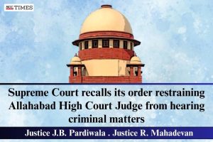 order against Allahabad HC Judge