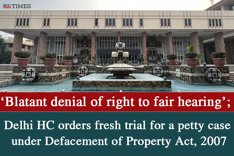 retrial in Defacement of Property Act 2007