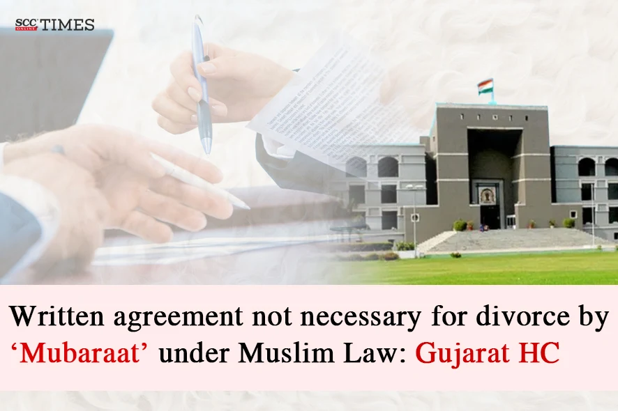 written agreement not necessary for mubaraat