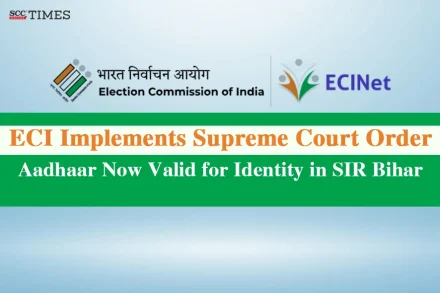 Aadhaar accepted in SIR Bihar