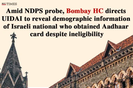 Aadhaar details of Israeli national