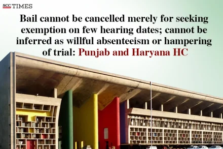 Bail not cancelled for exemption from hearing dates