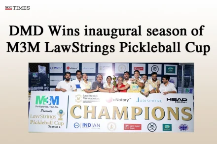 DMD Wins M3M LawStrings Pickleball Cup