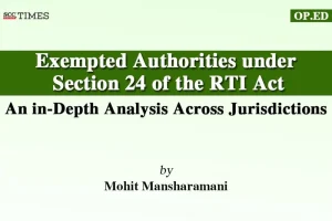 Exempted Authorities under RTI Act