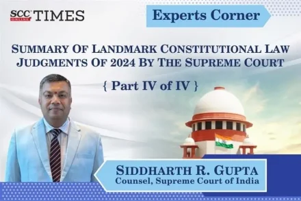 Landmark Constitutional Law Judgments 2024
