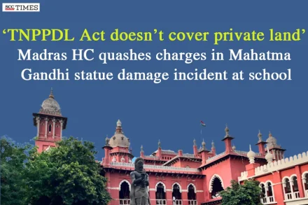 Mahatma Gandhi statue damage