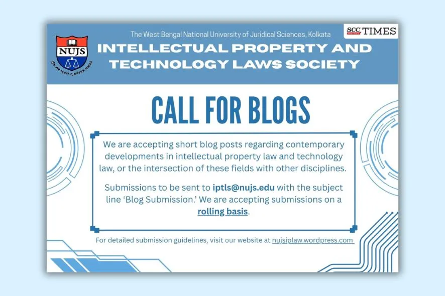 NUJS IPTLS Blog Submissions 2025