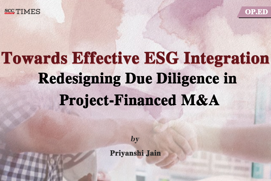 Towards Effective ESG Integration: Redesigning Due Diligence in Project ...